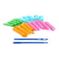 Leverag Circle Diy Hair Styling Roller Pink/Blue/Green
