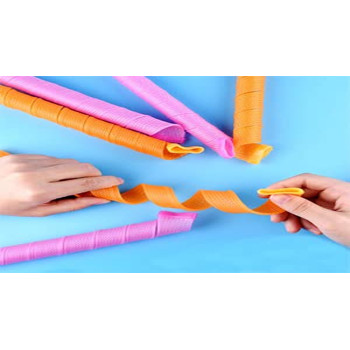 Leverag Circle Diy Hair Styling Roller Pink/Blue/Green