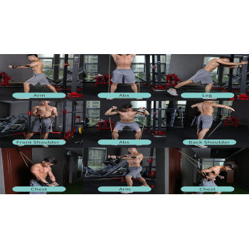 Dbt 12-Piece Exercise Fitness Resistance Bands Set