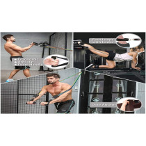Dbt 12-Piece Exercise Fitness Resistance Bands Set