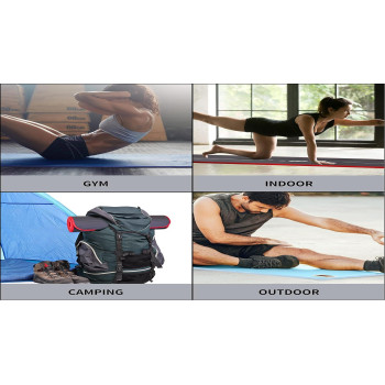 Pure Anti-Skid Yoga Mat Nonslip Fitness Pad 10Mm Thick 180 x 60cm