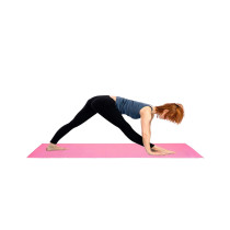 Yoga Mat 58 x 15 x 15cm-Pink Colour