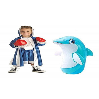 Intex 3D Dolphin Inflatable Bop Bag 97x 61cm