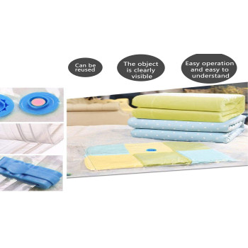 Vacuum Storage Organizer, White/Blue, 500 x 700 mm