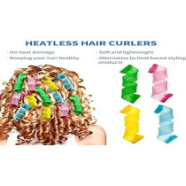 Magic Leverag 18-Piece Hair Roller Set Pink/Green/Blue Colour