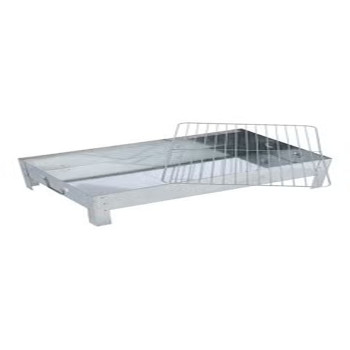 Delcasa Portable Stainless Steel Barbecue Stand With Grill Indoor And Outoor Silver 44.5 x 26.5cm