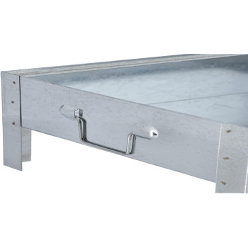 Delcasa Portable Stainless Steel Barbecue Stand With Grill Indoor And Outoor Silver 44.5 x 26.5cm