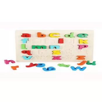 Wooden Alphabet Puzzle Board