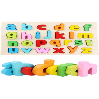 Wooden Alphabet Puzzle Board