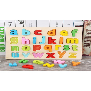 Wooden Alphabet Puzzle Board