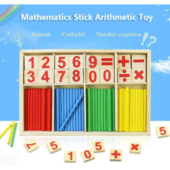 72-Piece Wooden Counting Sticks Set E-57000187