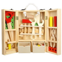 Beauenty Wooden Kids Tool Box