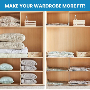 Space Saver Vacuum Seal Storage Bag Clear/Blue