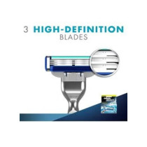 Gillette Pack Of 2 Mach3 Razor Refill Cartridges Blue/Silver