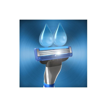 Gillette Pack Of 2 Mach3 Razor Refill Cartridges Blue/Silver