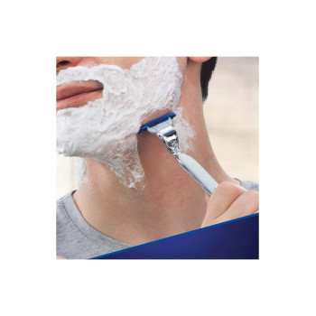 Gillette Pack Of 2 Mach3 Razor Refill Cartridges Blue/Silver