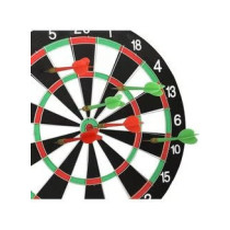 Dart Board Game With 6 Darts And Instruction Manual 15 Inch