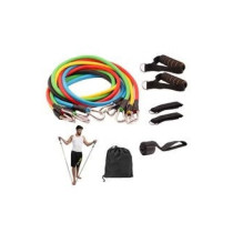 11-Piece Resistance Fitness Band Set 620Grams