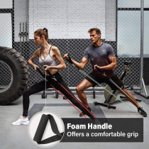 11-Piece Resistance Fitness Band Set 620Grams