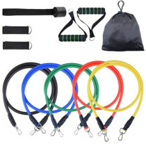 11-Piece Resistance Fitness Band Set 620Grams