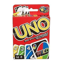 Mattel 108-Piece Get Wild Uno Card Game