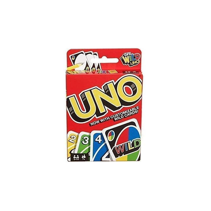 Mattel 108-Piece Get Wild Uno Card Game