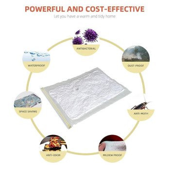 Vacuum Seal Storage Bag Clear/Blue Colour