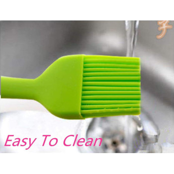 Silicone Grilling Oil Brush Green 22Centimeter