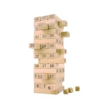 Magicwand 58-Piece Wooden Stacking Block Set