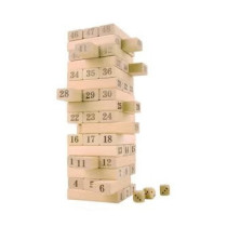 Magicwand 58-Piece Wooden Stacking Block Set