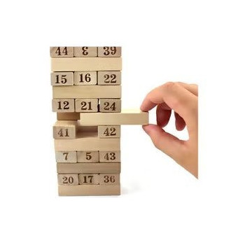 Magicwand 58-Piece Wooden Stacking Block Set