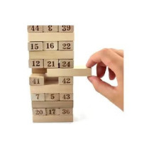 Magicwand 58-Piece Wooden Stacking Block Set