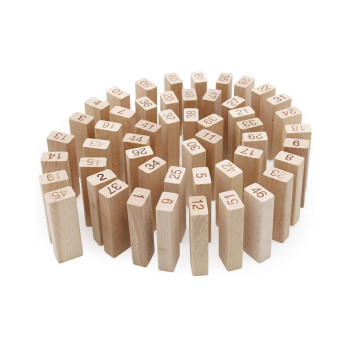 Magicwand 58-Piece Wooden Stacking Block Set