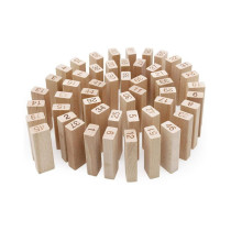 Magicwand 58-Piece Wooden Stacking Block Set