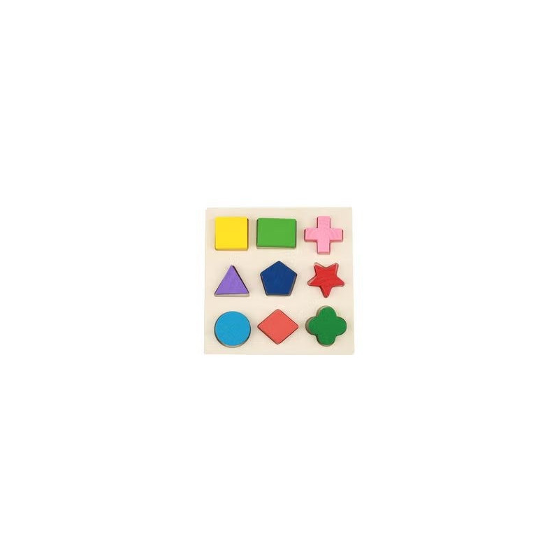 Yosoo Colorful Wooden Geometry Matching Puzzle