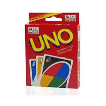 108 Piece Uno Card Game-Multicolour