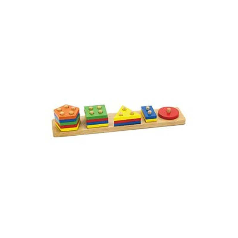 Viga Wooden Geometric Block Sorter