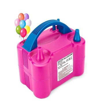 Heavy Duty Balloons Blowing Machine Pink Colour