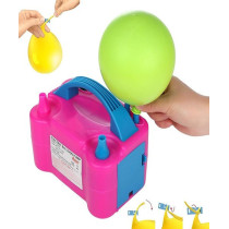 Heavy Duty Balloons Blowing Machine Pink Colour
