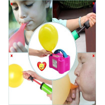 Heavy Duty Balloons Blowing Machine Pink Colour