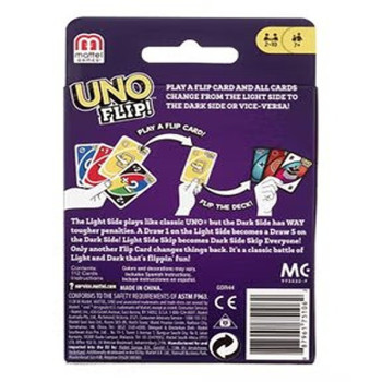 Mattel Uno Flip Family Card Game GDR44