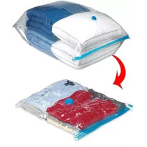 6-Piece Vacuum Storage Bag With Suction Pump Multicolour 70 x 100cm