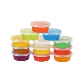 12-Piece Glow In The Dark Clay Toy Set