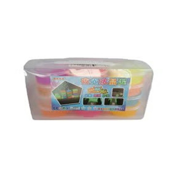 12-Piece Glow In The Dark Clay Toy Set