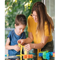 12-Piece Glow In The Dark Clay Toy Set