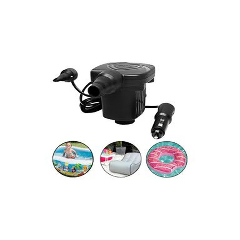 Portable Electric Air Pump Black 10.5 x 10.2 x 10.3cm