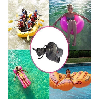 Portable Electric Air Pump Black 10.5 x 10.2 x 10.3cm