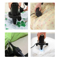 Portable Electric Air Pump Black 10.5 x 10.2 x 10.3cm