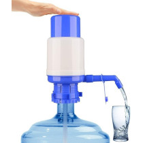 Water Bottles Pump Blue Manual Hand Pressure Drinking Fountain Pressure Pump Water Press Pump With An Extra Short Tube And Cap Fits Most 2-6 Multicolour