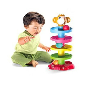 Huanger Roll Ball Multicolored Durable And Sturdy For Long Term Use Kids Toy 18 x 18 x 41cm